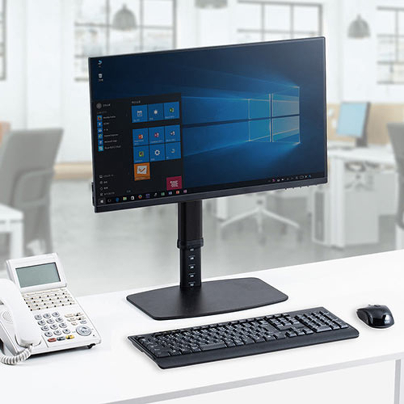 Japanese Sanwa Height-Adjustable Monitor Arm Stand, Telescopic, Lifting, Rotating Bracket, No-Installation Bracket, Heightening Stand, Neck Protection, Neck Support, Desktop Lifting Bracket, Rotating Computer Stand