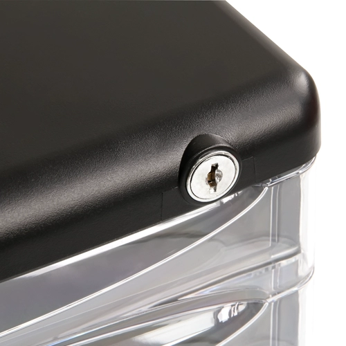 Деликатный шкаф в офисе офис низкого кабинета файл настольного стола 4 -Layer Plastic с ящиком -ящиком с замок