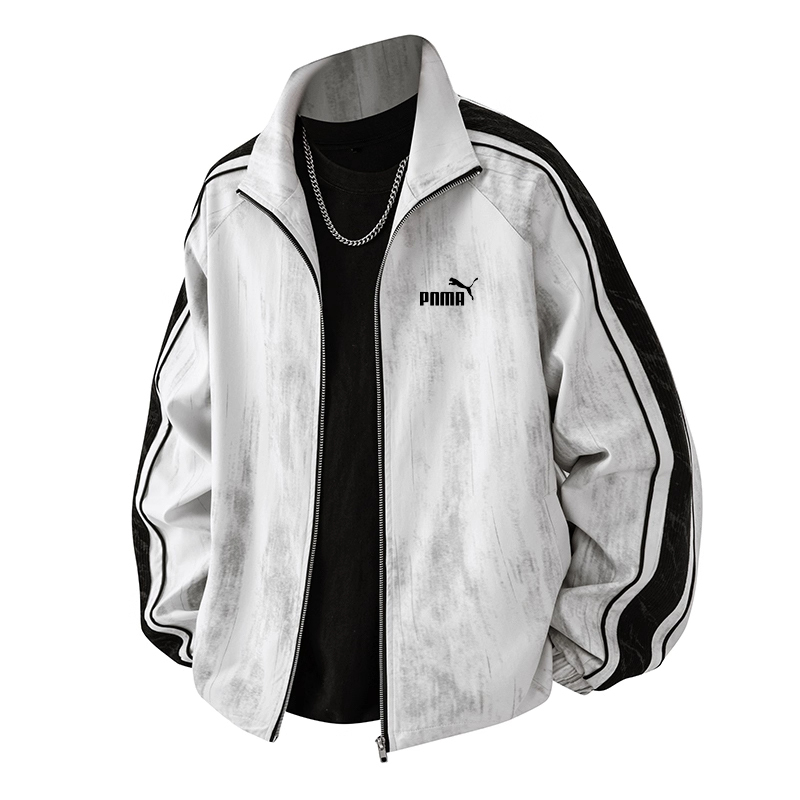 Outlet Store Men's Jacket 2026 New American Style Washed Vintage Casual Trendy Men's Plus Size Oversized
