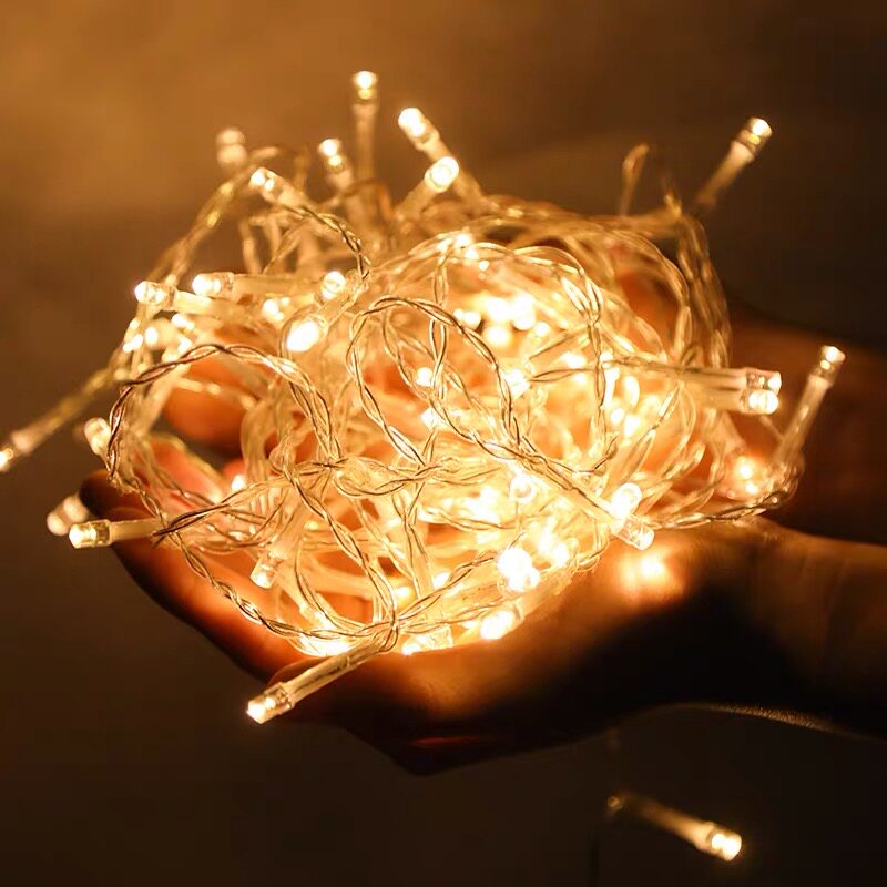 LED colorful lights Flash light string lights starry room Wedding room Party decoration lights Festival outdoor waterproof light string