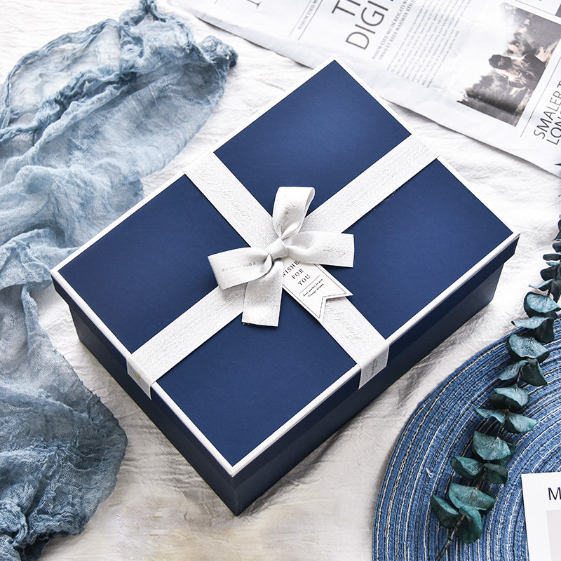 Gift Box Empty Box Send Boyfriend Fancy Big Number Birthday Gift Box Ins Wind Mesh Red Customized Packaging Box Gift Box