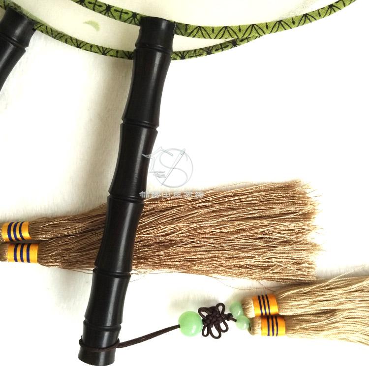 Tay thêu tự làm in quạt tròn hai mặt thêu cung điện cao cấp quà tặng cho người mới bắt đầu tranh thêu treo tường