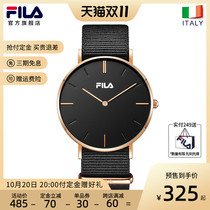 FILA Phila Le Watch Men and Women Couple Watch Simple Fashion Trend Big Dial Nylon Band European and American Watch 6028