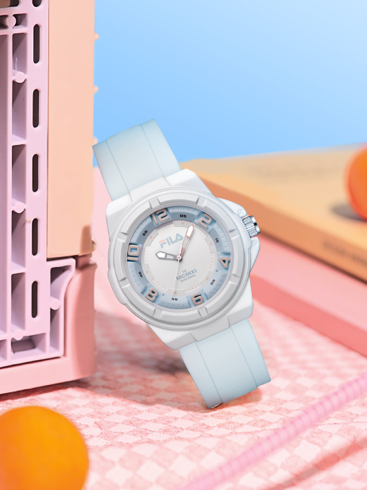 Fila Girls' Junior High and High School Watch Exam Silent Quartz Watch Only Shows Time Student Watch Waterproof 6730