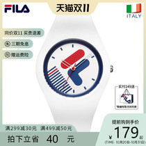 FILA Phila Phila watch men and women couples watch silicone student Trend sports big LOGO stone watch 6016