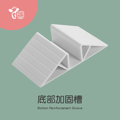 6.4cm bottom reinforcement groove baby staircase guardrail, child safety fence, protective railing, pet isolation door railing