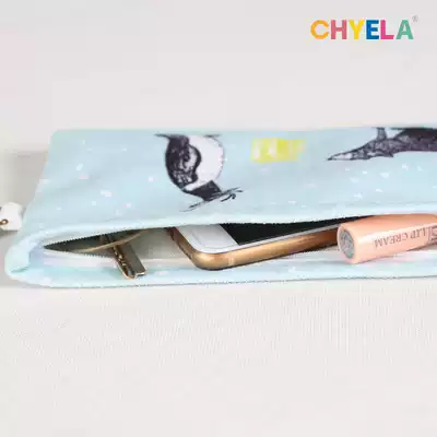 Plus the bag to make up the difference diy to map custom canvas bag with small makeup storage change mobile phone bag