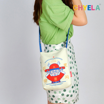 Original Champion Series diagonal small bag women shoulder custom canvas bag Chinese style creative environmental protection cloth bag AP383