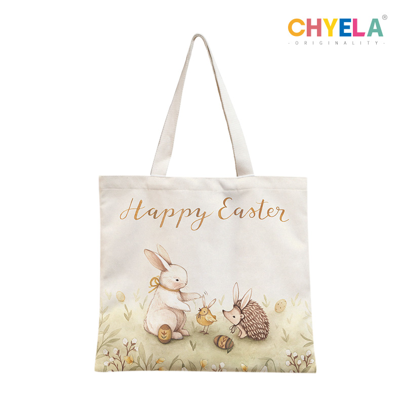 Mori small animal hand-painted elk hedgehog bunny bunny squirrel illustration custom shoulder bag student bag AS34