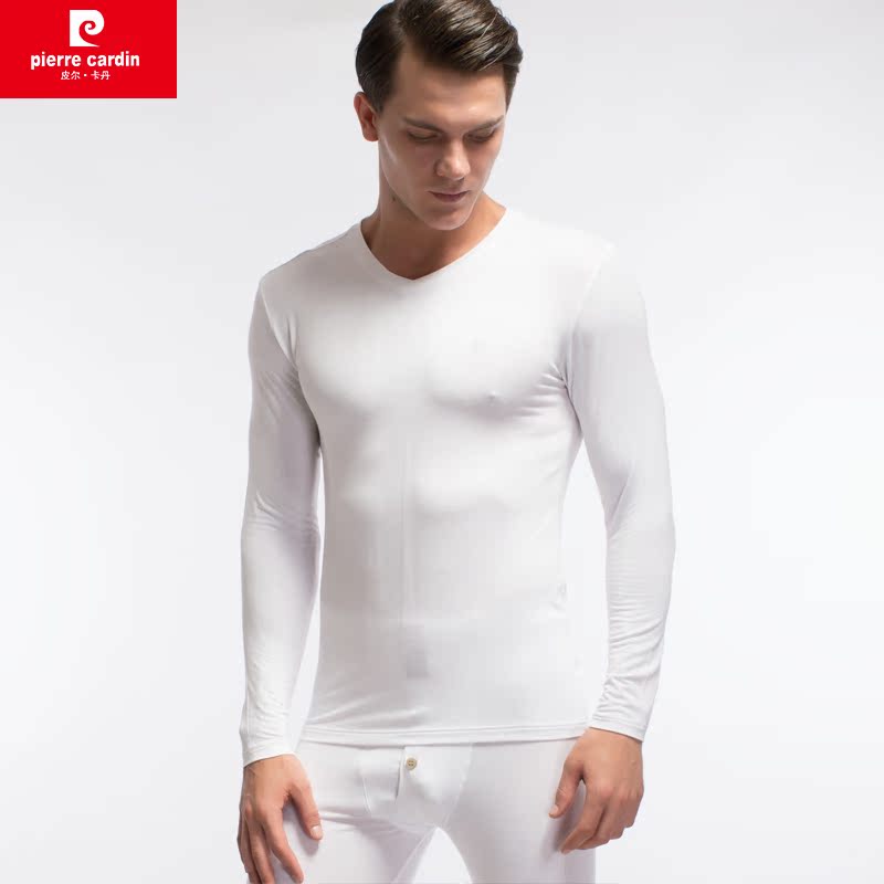 Pierre Cardin Mens Thu quần Mordale áo sơ mi mỏng Dòng quần ấm Underwear Set Mens.