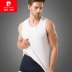 Pierre Cardin đồ lót nam vest nam trẻ trung không có dấu vết màu trắng áo ngực cho mẹ bầu Áo vest