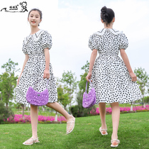 Girls Skirt 2022 New Summer Internet Red Big Kids Dress Summer Dress Summer Dress 13 Girls Extravagant Long Skirt 15 Year Old Tide