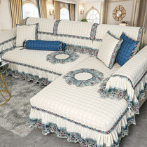 2021 new sofa cushion set of European high-end luxury non-slip cushion three noble concubine combination Four Seasons Universal