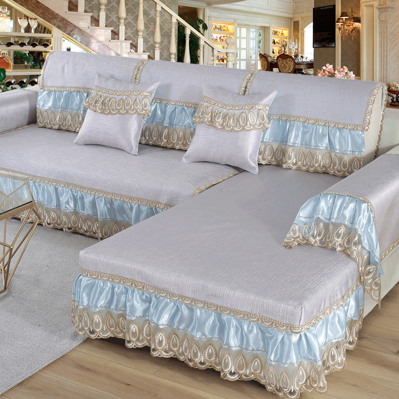Summer summer sofa cushion summer mat ice silk non-slip universal European sofa cover all-inclusive universal cover cover