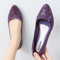 Water-proof shoes and rainboots in summer New low-drum adult shoes anti-slip shallow mouth shoes washing