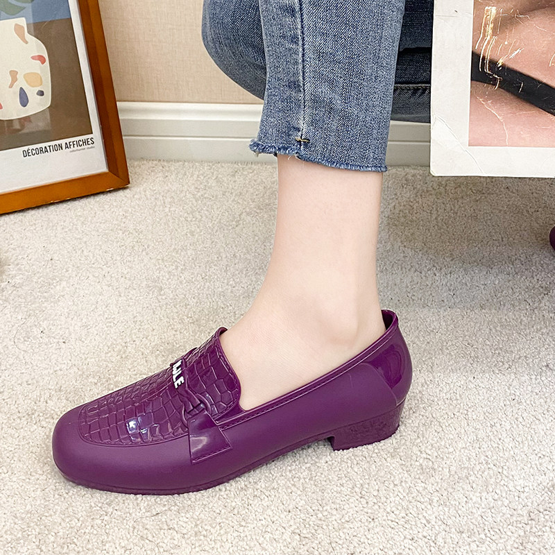 Sandshoes Women Summer Fashion 100 Hitch Casual Coarse Heel Jins Trend Comfort non-slip with Korean version Bag Shoes Outwear