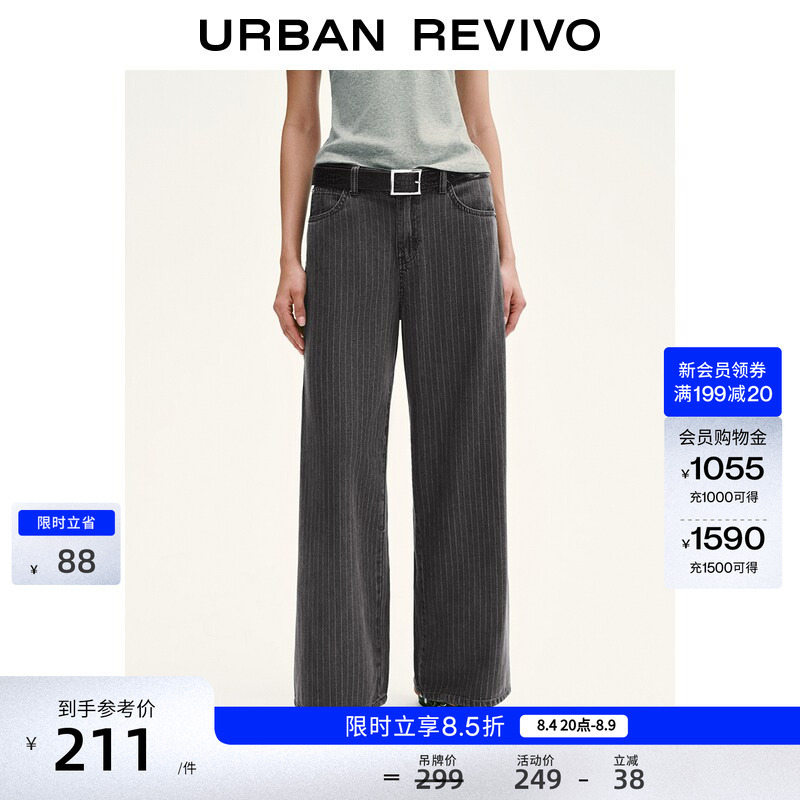 Ur2026 New Autumn Women's Clothing Simple and Versatile Retro Lyocell Denim Pants Uwj860030 Ur2026 New Autumn Women's Clothing Simple and Versatile Retro Lyocell Denim Pants Uwj860030