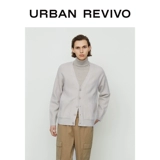 UR Зимняя булавка для отдыха, кардиган, оверсайз, V-образный вырез, 40, модель R9