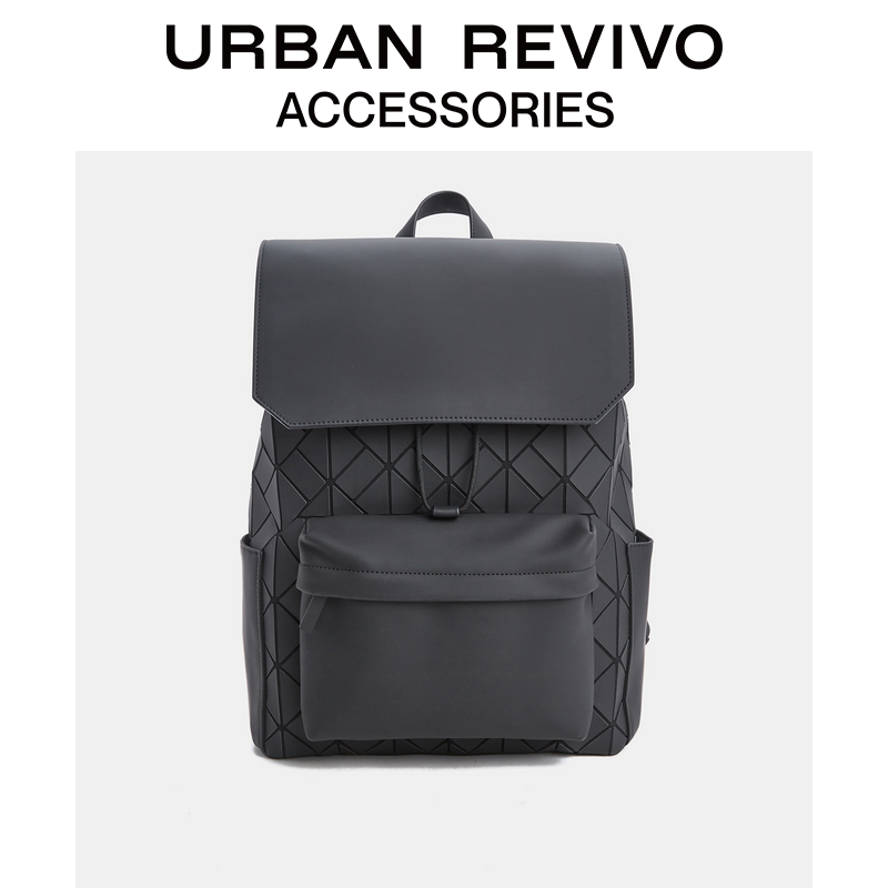 Pre-Sale URBAN REVIVO2021 new men's large capacity backpack travel schoolbag AM32TB5N2002