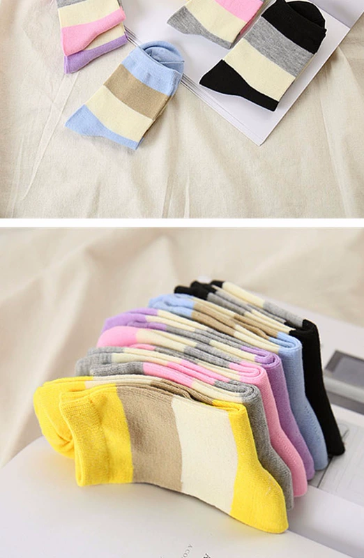5 đôi vớ trẻ em mùa thu và mùa đông vớ cotton cho bé trai và bé gái dày dày vớ vớ cotton bán buôn quần tất da chân dày đẹp cho bé gái