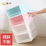 Пластиковый большой ящик для хранения, настольный бюстгалтер, нижнее белье, колготки, носки, пластиковая коробка для хранения