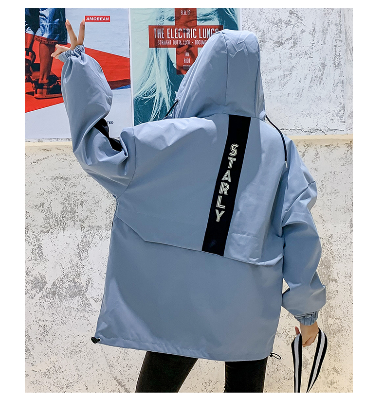 VK旗艦店 韓國學院風寬鬆夾克棒球服長袖上衣單品外套