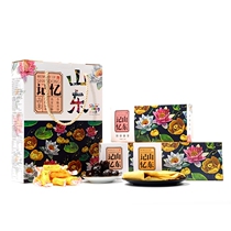 Five Yue Flowers Shandong Memory Carry-on Gift Box 490g Hide Gelatin Honey Date Sorghum Syrup candy Sesame Crisp pancakes Shandong Teach