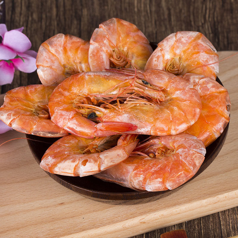 No Added Grilled Shrimp Dry Great Prawn Dry Sea Shrimp Dry Goods Seafood Pregnant Women children snacks 250g Shandong special products
