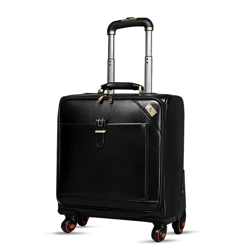 Кожаный чемодан, коробка, 16 дюймов, 20 дюймов