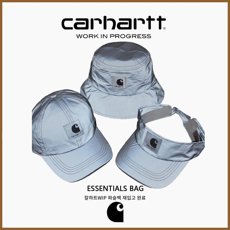 Carhat Carhartt Duck Tongue Cap Silver Grey 3M Reflective Cap Fisherman Hat Women's Bend Eatery Bonnet Hat Sun Hat Man