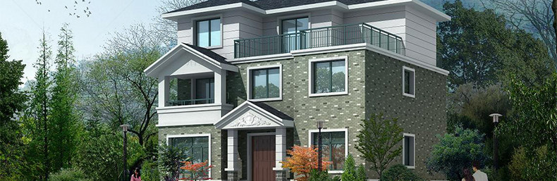 新农村自建房设计图纸一层二层三层建筑CAD施工图别墅建筑效果图