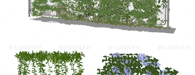 T84 草图大师模型SU园林景观植物花草树木乔木花卉灌木sketc...-15