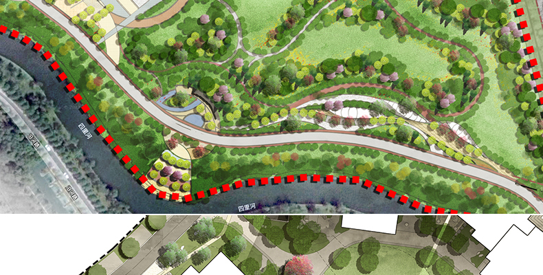 R018园林景观设计小清新PS彩色总平面图-21