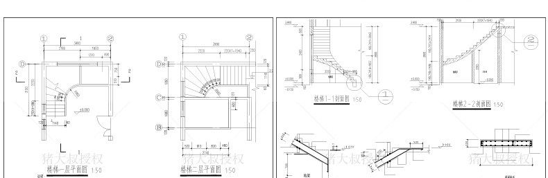 新农村自建房设计图纸一层二层三层建筑CAD施工图别墅建筑效果图