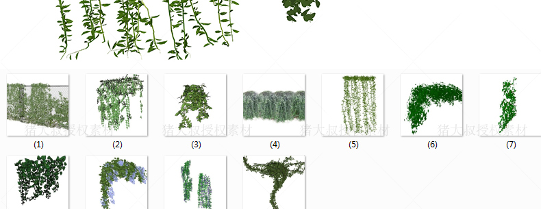 T84 草图大师模型SU园林景观植物花草树木乔木花卉灌木sketc...-17