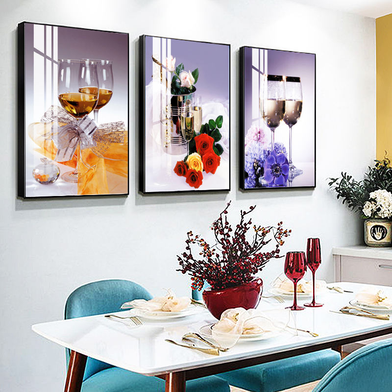 Dining Room Decoration Painting Modern Minima Nordic Dining Hall Hung Painting Dining Hall Wall Painting Wall Painting of the Wall Painting Dining Hall