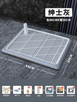 Большой подарочный подарочный пакет с собакой-гентлменом серого