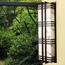 Imitation marble lamp hotel lobby villa wall welcome lamp outdoor European wall lamp outdoor waterproof landscape wall lamp