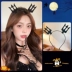 Halloween Mũ Cos Đầm Phụ Kiện Phụ Kiện Tóc Đen Quốc Bông Tai Tai Giả Tai Mô Phỏng Đeo Mũ Đợi Đầu Đa Năng 