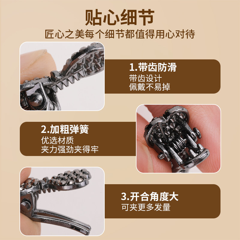 Bow Hair Clip for Women 2025 New High-End Style Side Clip for Bangs Small Duckbill Clip Hair Accessory