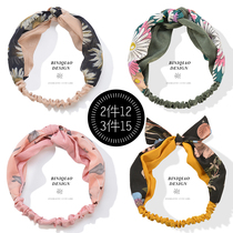 Net red hair hoop Daisy Korean simple wide edge pressure hair band Bow cute super cute fashion hair card head hoop women