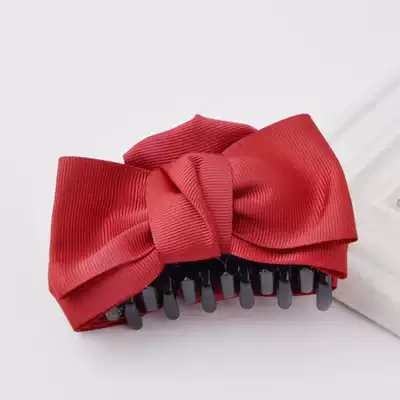 Clearance~Korean bow grab clip Rose hairpin Liuhai clip Headdress Hair accessories Ponytail hairpin jewelry