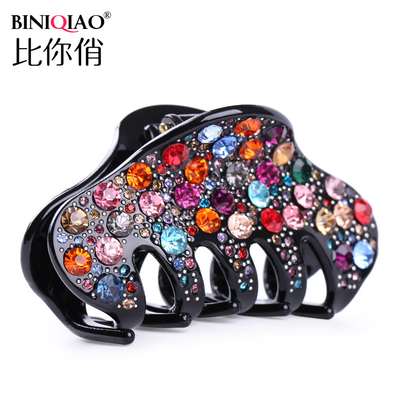 Simple and wild personality hair clip Korean headdress Adult wild elegant clip Hair clip Hair clip disc Hair grab clip