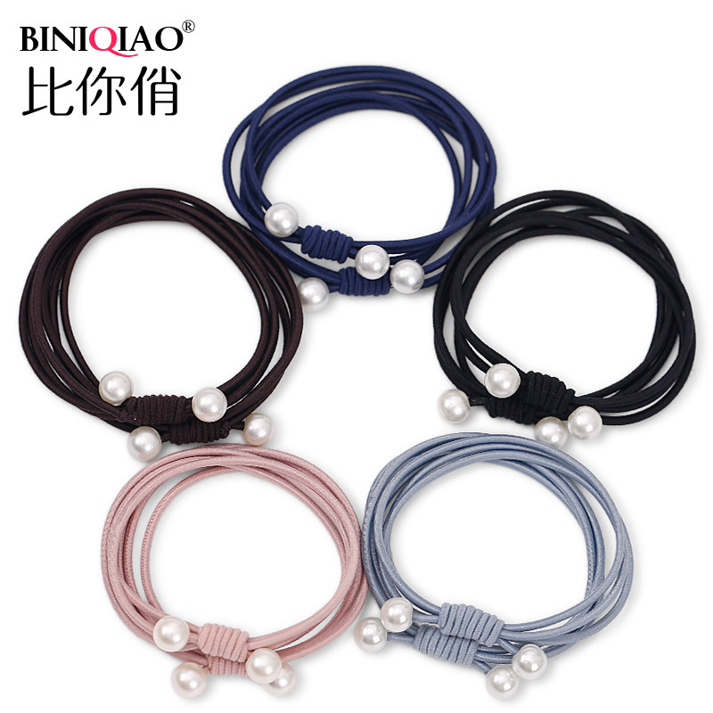 Han-plate rubber band female head with simple leather cover female net red in headdress sentient hair ring rubber band hair rope