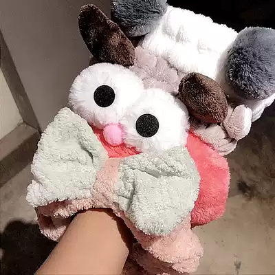 Simple face washing hair belt female summer hanging out autumn and winter hair hoop South Korean sweet forest Super fairy hair hoop Joker