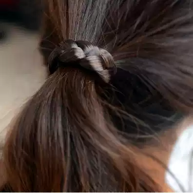 Better than you Korean wig Hairband braid straight hair tie ponytail high-flak Hairband hair accessories rubber band Hairband hair accessories