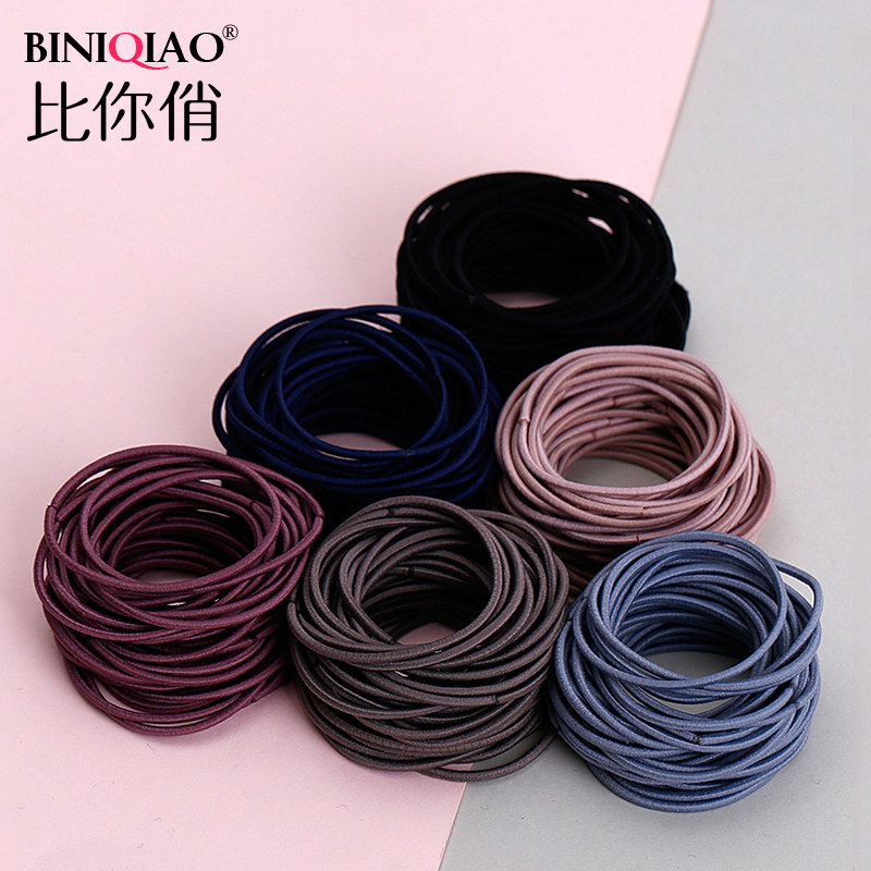 Ponytail rubber band hair rope Korean small fresh forest female department headdress simple personality Rubber band hair ring tie hair jewelry