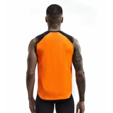 Мужской летний быстросохнущий трендовый дышащий жилет без рукавов для спортзала для школьников