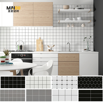 Nordic matt net red small white brick bathroom lattice bread brick 300600 kitchen tiles glazed wall tiles
