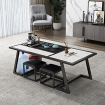 Fully automatic kung fu coffee table simple modern creative small apartment home office coffee table table